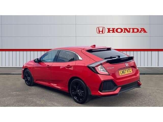 Used Honda Civic EX 129 HP (94 kW) 2017 Red Hatchback