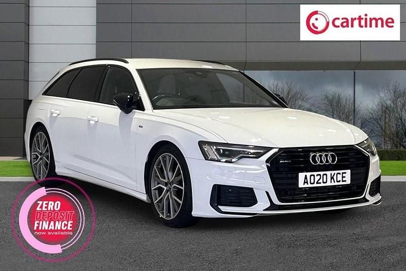 Used Audi A6 Black Edition 245 HP (180 kW) 2020 White Estate