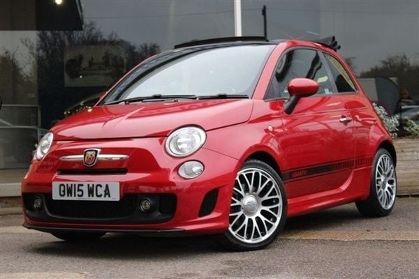 Red Used 2015 Fiat 500 Cabriolet | £6,871 (Good price) - Image 1/1