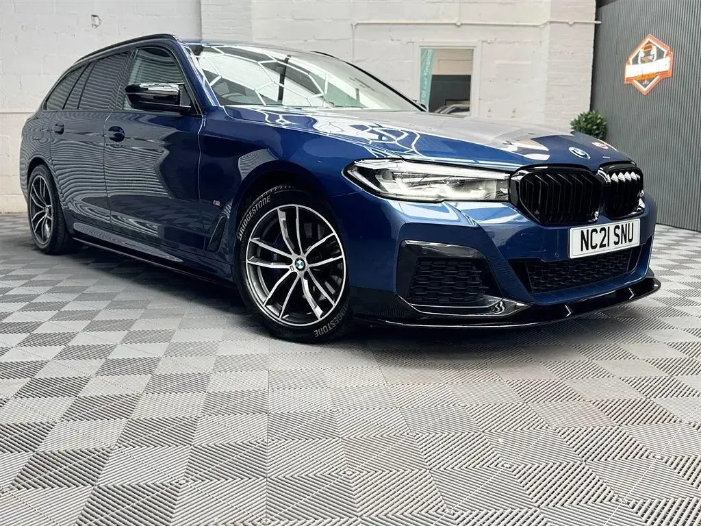 Used BMW 530e M Sport 287 HP (211 kW) 2021 Blue Estate