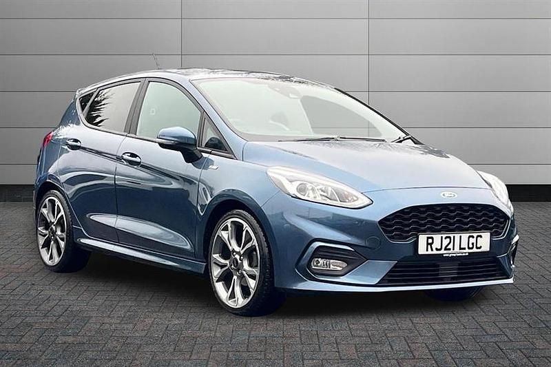 Used Ford Fiesta ST-Line X 125 HP (91 kW) 2021 Chrome blue Hatchback