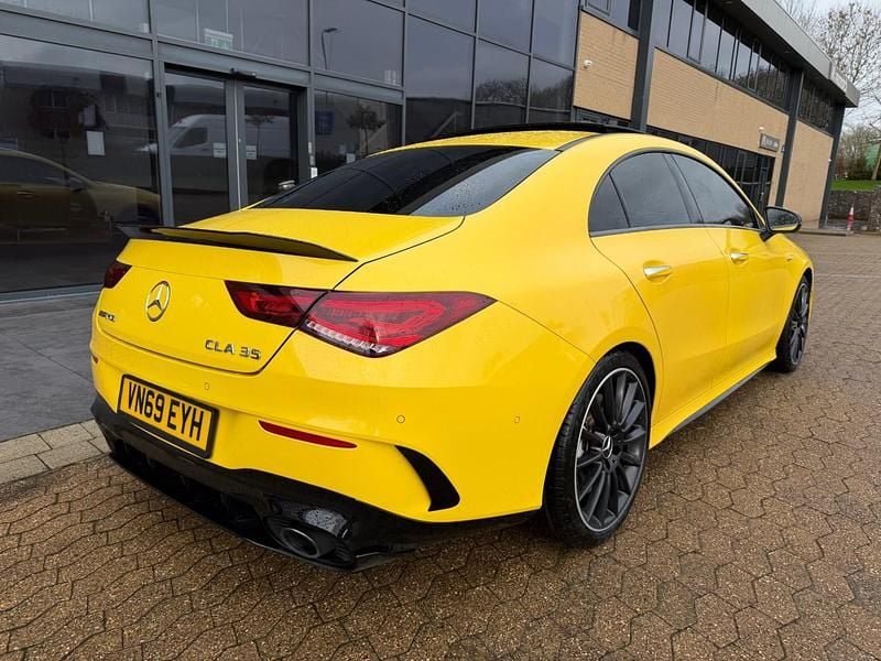 Used Mercedes CLA35 AMG AMG Line Premium Plus 2019 Yellow Coupe
