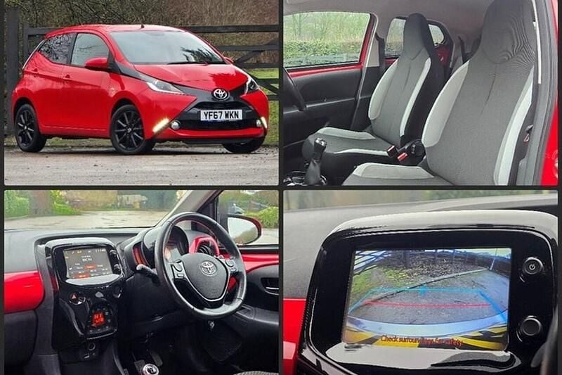 Red Used 2017 Toyota Aygo x-style Hatchback | £7,975 (Fair price) - Image 1/1