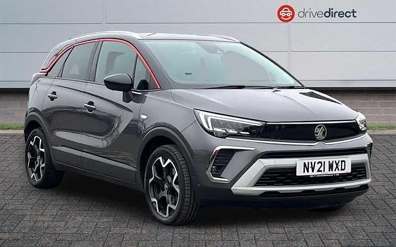 Used Vauxhall Crossland SRi 131 HP (96 kW) 2021 Grey SUV