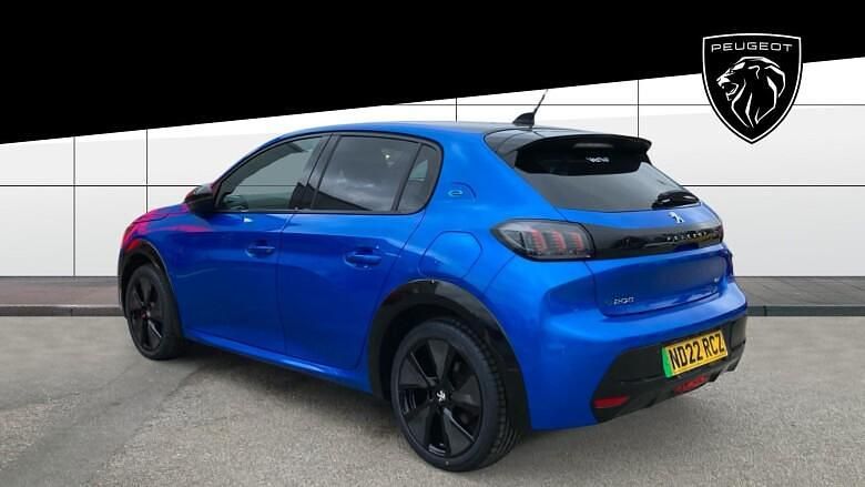 Used Peugeot e-208 Premium 100 kW (136 HP) 2022 Blue Hatchback