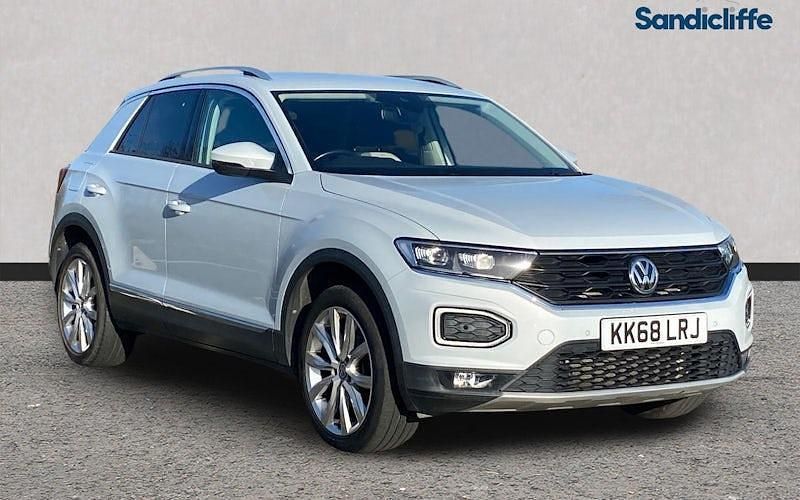 Silver Used 2019 VW T-Roc SEL SUV | £16,269 (Fair price) - Image 1/4