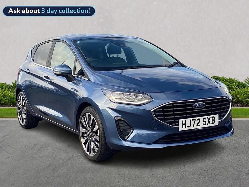 Blue Used 2022 Ford Fiesta Titanium X Hatchback | £14,799 (Fair price) - Image 1/4