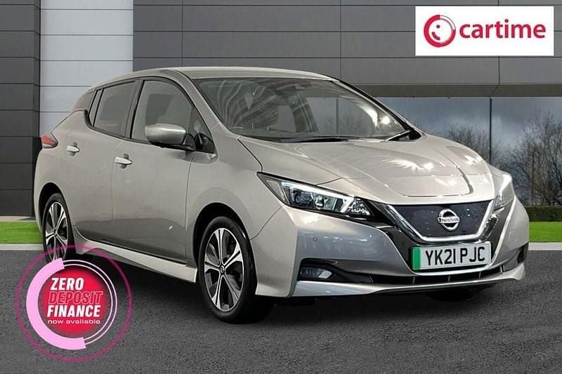 Silver Used 2021 Nissan Leaf N-Connecta Hatchback | £8,888 (Fair price) - Image 1/4