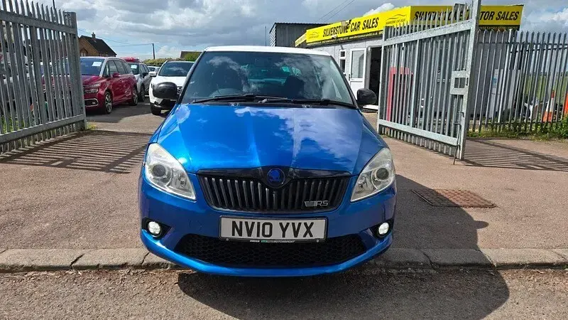 Used Skoda Fabia vRS 180 HP (132 kW) 2010 Blue