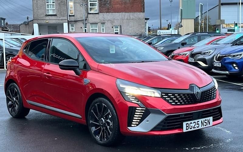 Renault id flame red Used 2025 Renault Clio V Esprit Alpine Hatchback | £20,348 (A bit pricey) - Image 1/4
