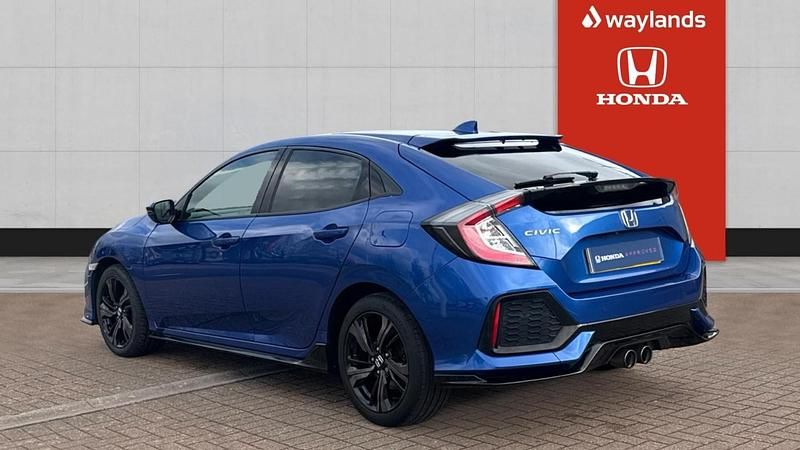 Used Honda Civic Sport Plus 182 HP (133 kW) 2018 Blue Hatchback