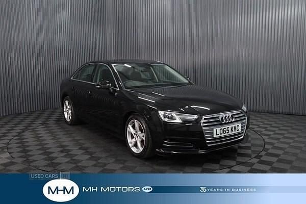 Black Used 2015 Audi A4 Sedan | £8,995 (Fair price) - Image 1/4