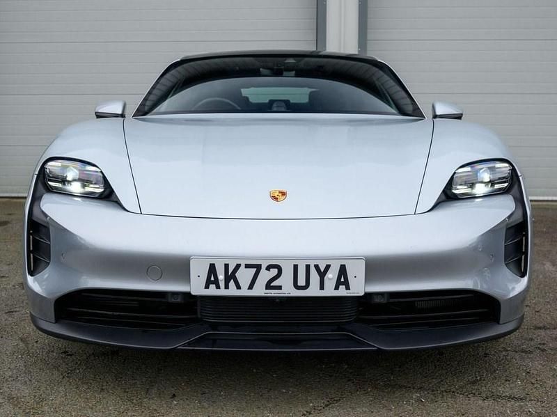 Used Porsche Taycan Performance Package 419 kW (571 HP) 2022 Silver Sedan