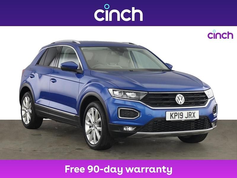 Blue Used 2019 VW T-Roc SEL SUV | £16,549 (Fair price) - Image 1/3