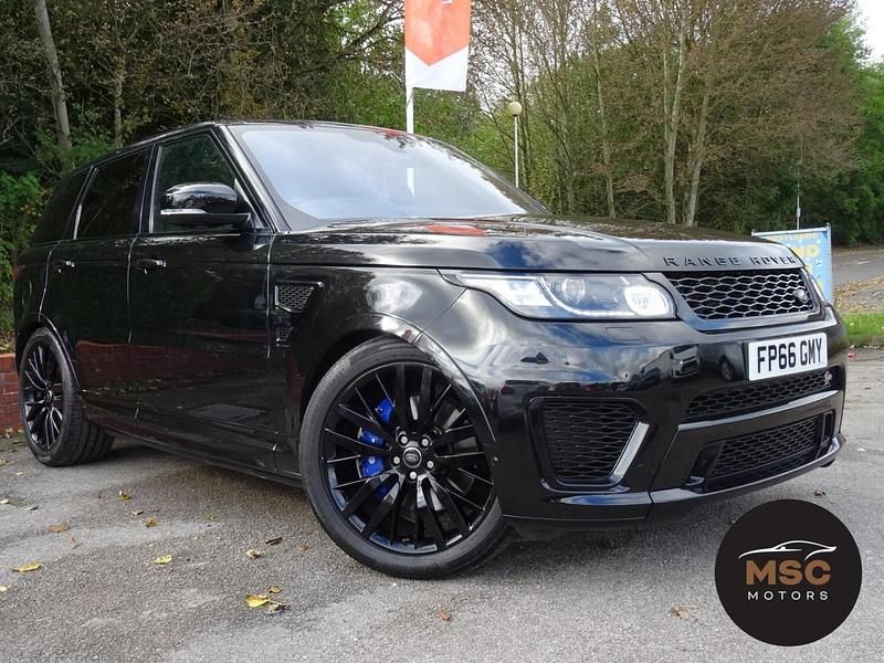 Black Used 2016 Land Rover Range Rover SVR SUV | £33,995 (Expensive) - Image 1/4