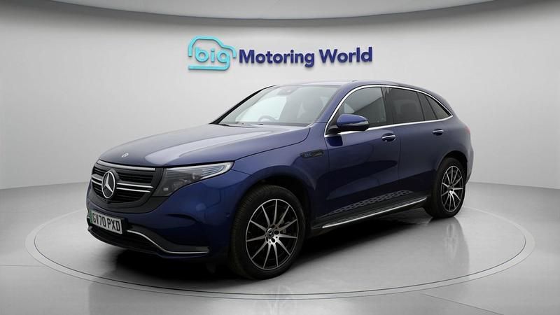 Used Mercedes EQC400 AMG line 300 kW (408 HP) 2020 Blue SUV