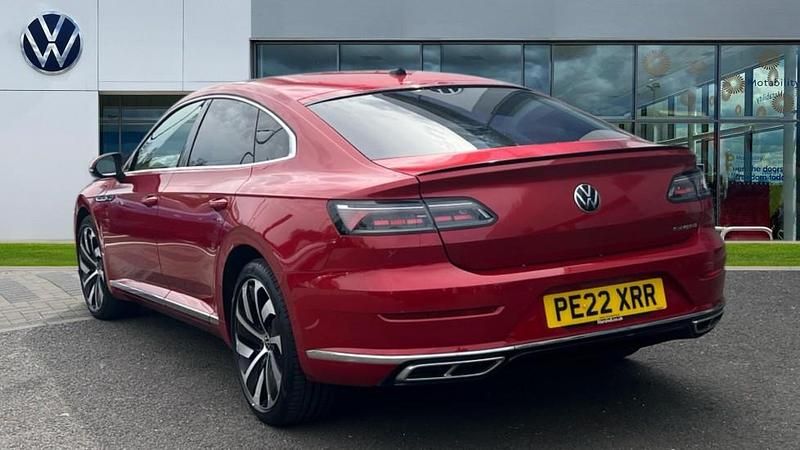 Used VW Arteon R-line 218 HP (160 kW) 2022 Kings red premium metallic