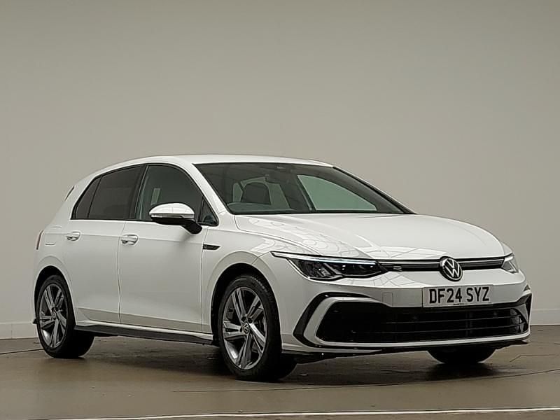 Used VW Golf VIII R-line 130 HP (95 kW) 2024 White Hatchback