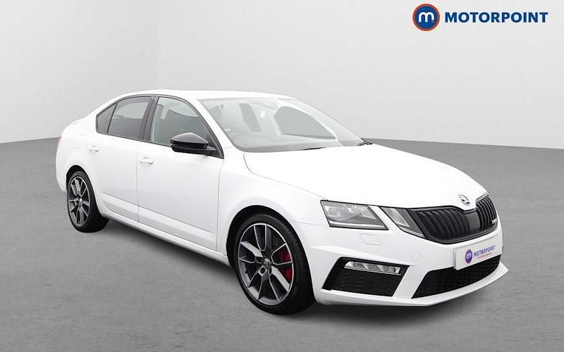 White Used 2019 Skoda Octavia vRS Hatchback | £18,649 (Fair price) - Image 1/4