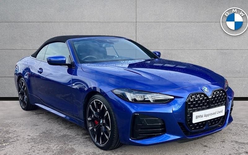 Blue Used 2024 BMW 420 M Sport Cabriolet | £42,968 (Fair price) - Image 1/4