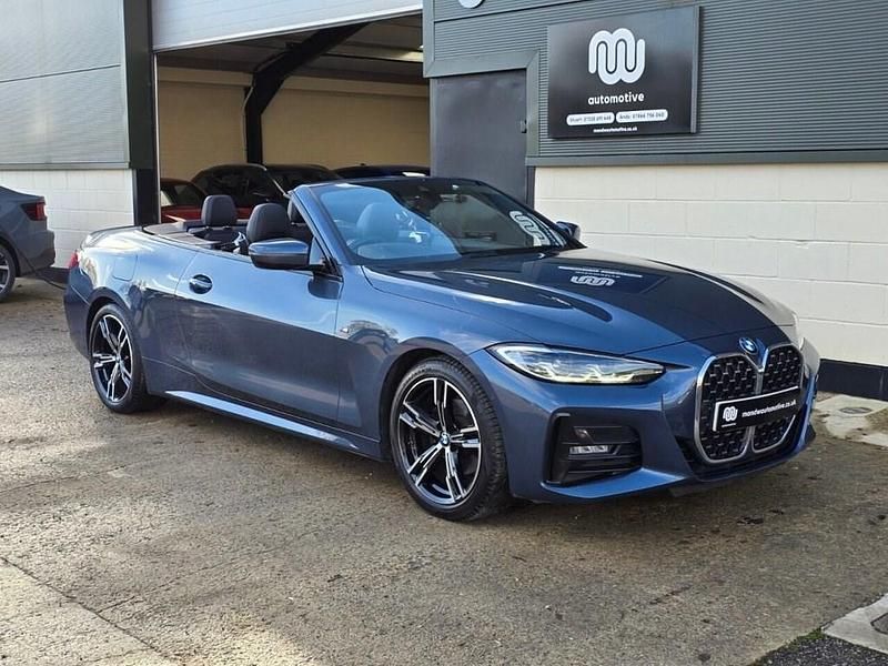 Blue Used 2021 BMW 420 M Sport Cabriolet | £24,495 (Good price) - Image 1/4