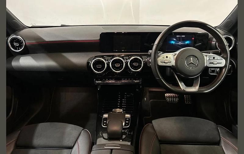 Used Mercedes A220 AMG line 187 HP (137 kW) 2019 White Hatchback