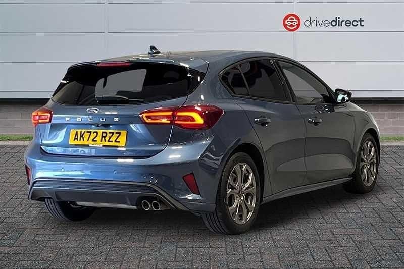Used Ford Focus ST-Line 125 HP (91 kW) 2022 Blue Hatchback