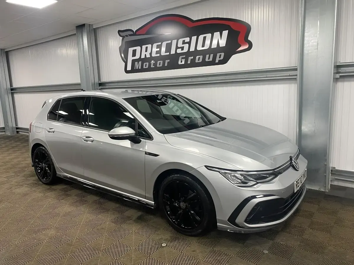 Used VW Golf VII R-line 150 HP (110 kW) 2020 Silver Hatchback