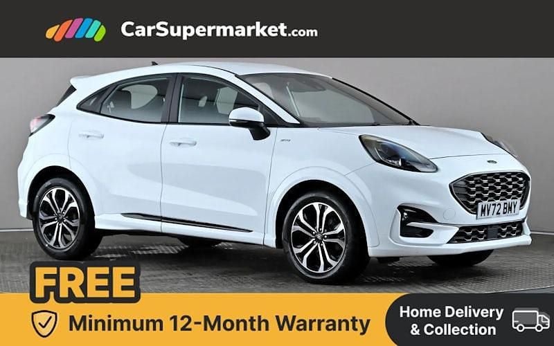White Used 2022 Ford Puma ST-Line Hatchback | £13,797 (Fair price) - Image 1/4