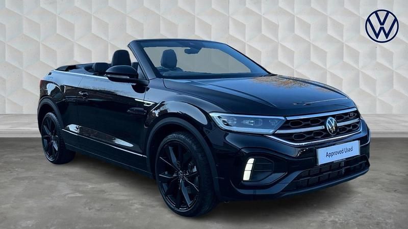 Used VW T-Roc Cabriolet R-line 150 HP (110 kW) 2025 Black Cabriolet