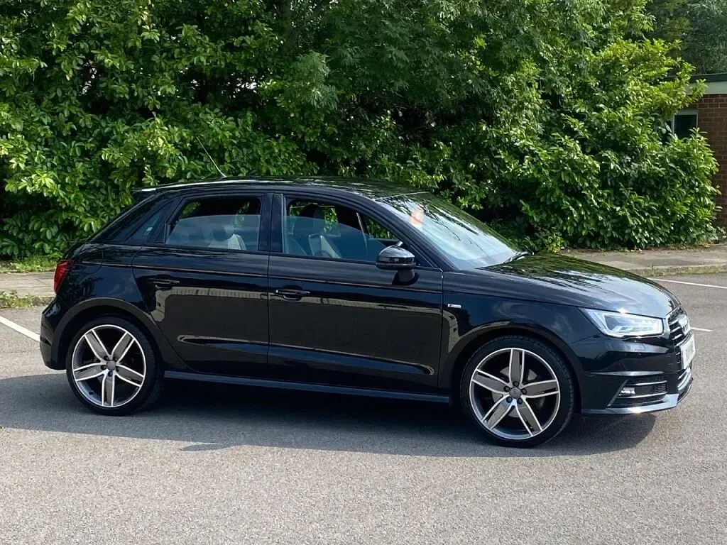Used Audi A1 S-Line 116 HP (85 kW) 2018 Black Hatchback