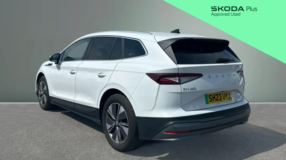Used Skoda Enyaq iV ecoSuite 150 kW (204 HP) 2023 White SUV