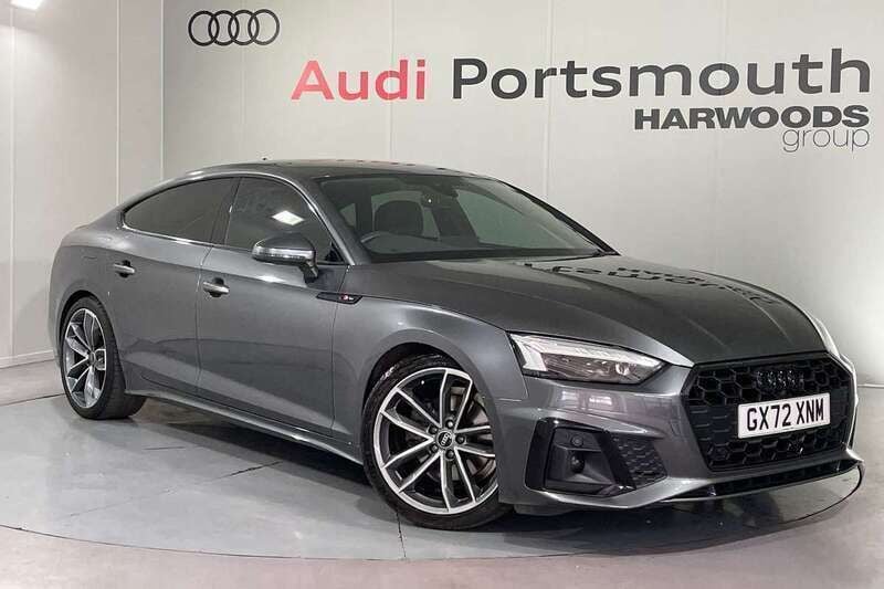Grey Used 2022 Audi A5 Sportback S-Line Hatchback | £27,890 (Fair price) - Image 1/4
