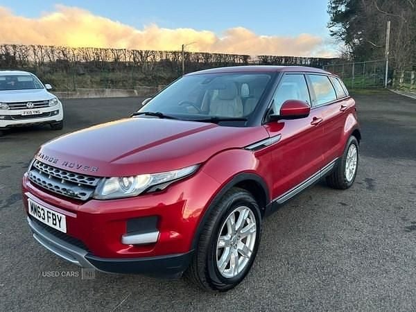 Red Used 2014 Land Rover Range Rover evoque Pure Estate | £5,950 (Good price) - Image 1/4