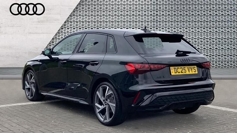 Used Audi A3 Black Edition 150 HP (110 kW) 2025 Black Hatchback