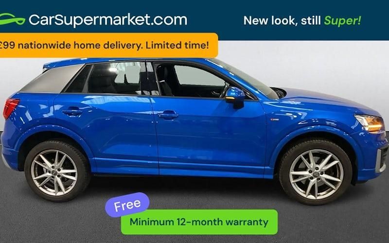 Used Audi Q2 S-Line 116 HP (85 kW) 2018 Blue SUV