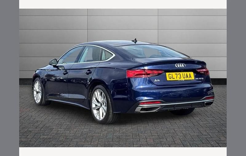 Used Audi A5 Sportback Sport 150 HP (110 kW) 2023 Blue Hatchback