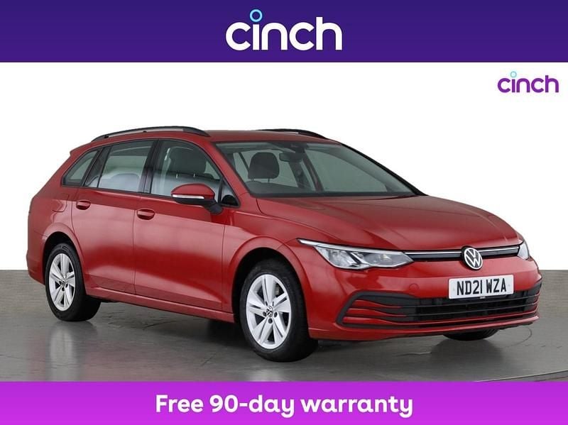 Red Used 2021 VW Golf VIII Life Estate | £12,349 (Fair price) - Image 1/3