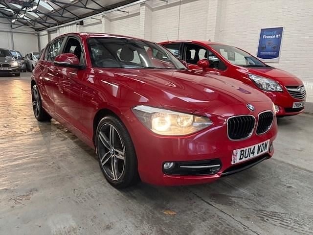 Red Used 2014 BMW 118 Sport Line Hatchback | £6,990 (Fair price) - Image 1/4