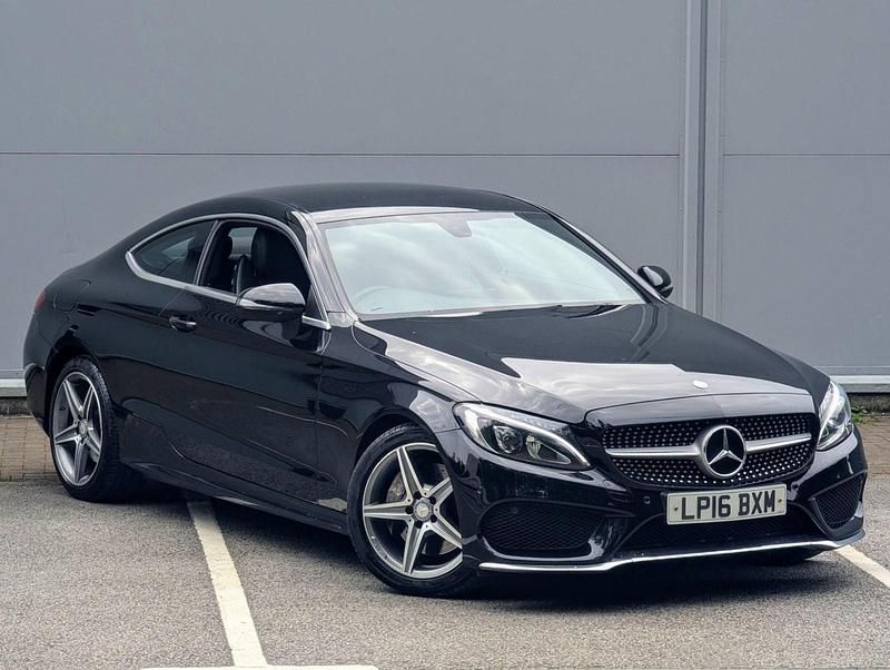 Black Used 2016 Mercedes C250 AMG line Coupe | £12,995 (Fair price) - Image 1/4