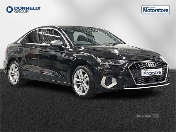 Black Used 2022 Audi A3 Sport Sedan | £22,490 (Good price) - Image 1/4