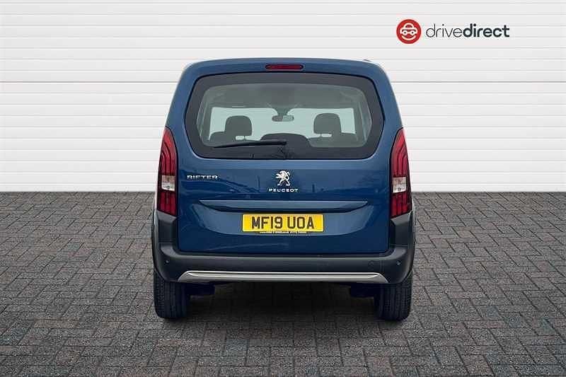 Used Peugeot Rifter Allure 131 HP (96 kW) 2019 Blue MPV