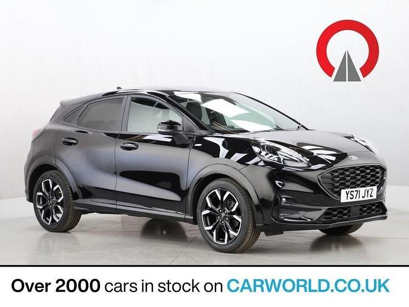 Black Used 2022 Ford Puma ST-Line X Hatchback | £13,990 (Good price) - Image 1/3