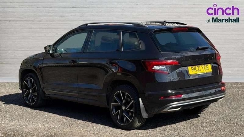 Used Skoda Karoq SportLine 150 HP (110 kW) 2021 Black SUV
