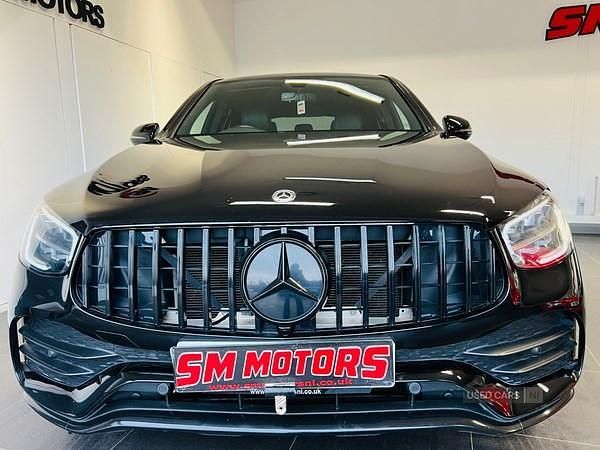 Used Mercedes GLC220 AMG line 194 HP (142 kW) 2019 Black Coupe