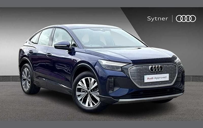 Blue Used 2024 Audi Q4 Sportback e-tron Sport SUV | £30,750 (Good price) - Image 1/4