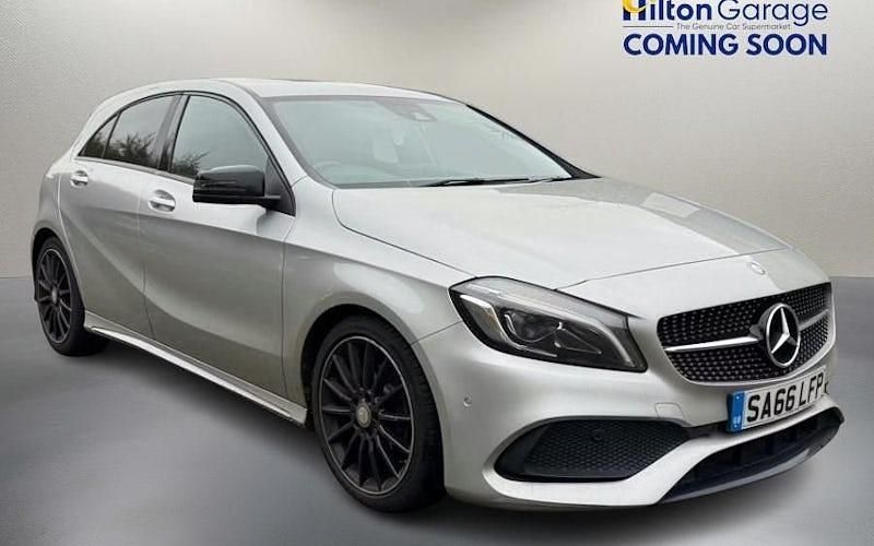 Silver Used 2017 Mercedes A200 AMG Line Premium Hatchback | £11,850 (Fair price) - Image 1/1