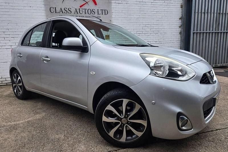 Silver Used 2013 Nissan Micra Tekna Hatchback | £4,422 (Fair price) - Image 1/1
