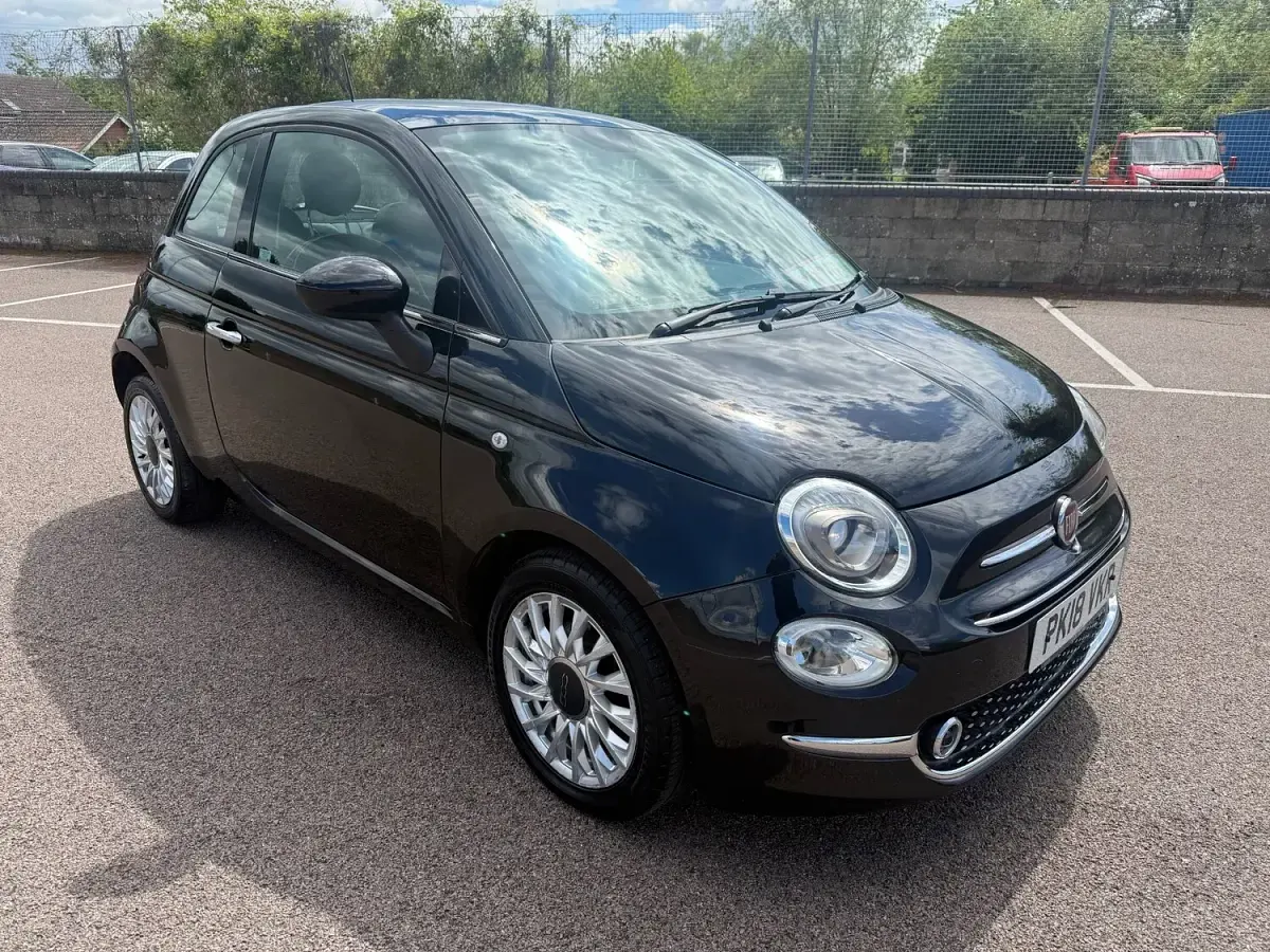 Occasion Fiat 500 Lounge 69 ch (50 kW) 2018 Noir Citadine