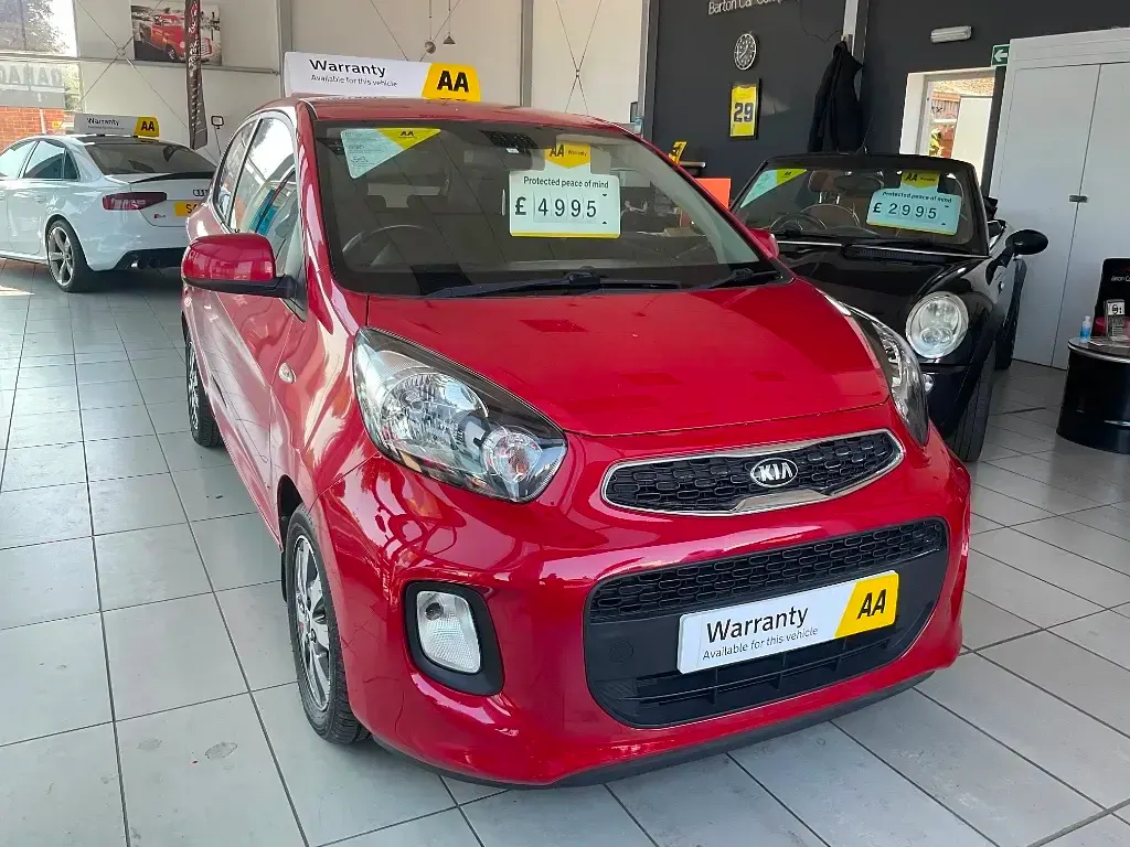 Used Kia Picanto 65 HP (47 kW) 2015 Red Hatchback